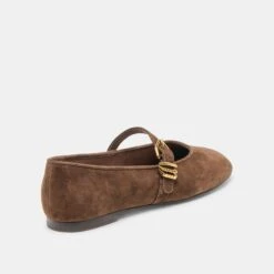 ALIZZA BALLET FLATS DK BROWN SUEDE(Alizza Ballet Flats Dk Brown Suede) -Dolce Vita Shop DOLCEVITA FLATS ALIZZA DKBROWNSUEDE 03