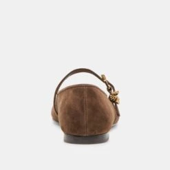 ALIZZA BALLET FLATS DK BROWN SUEDE(Alizza Ballet Flats Dk Brown Suede) -Dolce Vita Shop DOLCEVITA FLATS ALIZZA DKBROWNSUEDE 05