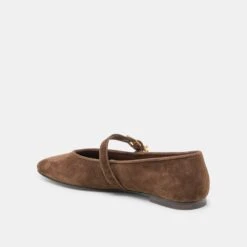 ALIZZA BALLET FLATS DK BROWN SUEDE(Alizza Ballet Flats Dk Brown Suede) -Dolce Vita Shop DOLCEVITA FLATS ALIZZA DKBROWNSUEDE 08