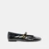 ALIZZA BALLET FLATS MIDNIGHT CRINKLE PATENT(Alizza Ballet Flats Midnight Crinkle Patent)