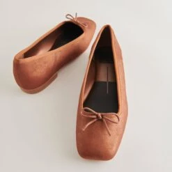 Dolce Vita ANISA BALLET FLATS COPPER METALLIC SUEDE(Anisa Ballet Flats Copper Metallic Suede) -Dolce Vita Shop DOLCEVITA FLATS ANISA COPPERMETALLICSUEDE 1