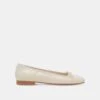 ANISA BALLET FLATS CREME CRINKLE PATENT(Anisa Ballet Flats Creme Crinkle Patent)