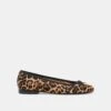ANISA BALLET FLATS DK LEOPARD CALF HAIR(Anisa Ballet Flats Dk Leopard Calf Hair)
