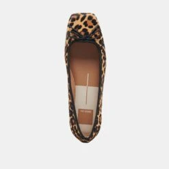 ANISA BALLET FLATS DK LEOPARD CALF HAIR(Anisa Ballet Flats Dk Leopard Calf Hair) -Dolce Vita Shop DOLCEVITA FLATS ANISA DKLEOPARDCALFHAIR 06