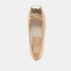 ANISA BALLET FLATS GOLD DISTRESSED LEATHER(Anisa Ballet Flats Gold Distressed Leather) -Dolce Vita Shop DOLCEVITA FLATS ANISA GOLDDISTRESSEDLEATHER 06