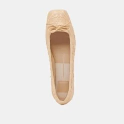 ANISA BALLET FLATS LT NATURAL WOVEN RAFFIA(Anisa Ballet Flats Lt Natural Woven Raffia) -Dolce Vita Shop DOLCEVITA FLATS ANISA LTNATURALWOVENRAFFIA 06