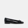 ANISA BALLET FLATS NOIR EMBOSSED LEATHER - Re:vita(Anisa Ballet Flats Noir Embossed Leather Qtjbztlgrw Resale)