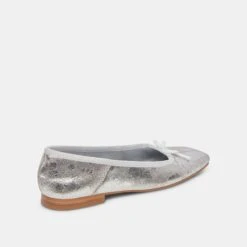 Dolce Vita ANISA BALLET FLATS SILVER DISTRESSED LEATHER(Anisa Ballet Flats Silver Distressed Leather) -Dolce Vita Shop DOLCEVITA FLATS ANISA SILVERDESTRESSEDLEATHER 03