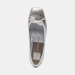 ANISA WIDE BALLET FLATS SILVER DISTRESSED LEATHER(Anisa Wide Ballet Flats Silver Distressed Leather) -Dolce Vita Shop DOLCEVITA FLATS ANISA SILVERDESTRESSEDLEATHER 06 717ca67e 86f8 4735 8997 d0100119de85