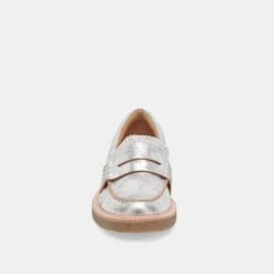 Dolce Vita ARABEL LOAFERS SILVER DISTRESSED LEATHER(Arabel Loafers Silver Distressed Leather) 16 Dolce Vita ARABEL LOAFERS SILVER DISTRESSED LEATHER(Arabel Loafers Silver Distressed Leather) -Dolce Vita Shop DOLCEVITA FLATS ARABEL SILVERDISTRESSEDLEATHER 04