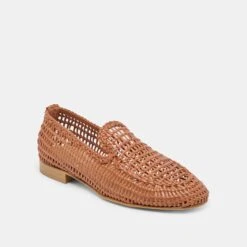 ARMOND FLATS COGNAC WOVEN LEATHER(Armond Flats Cognac Woven Leather) -Dolce Vita Shop DOLCEVITA FLATS ARMOND COGNACWOVENLEATHER 01