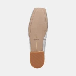 Dolce Vita ASHYA BALLET FLATS SILVER DISTRESSED LEATHER(Ashya Ballet Flats Silver Distressed Leather) -Dolce Vita Shop DOLCEVITA FLATS ASHYA SILVERDISTRESSEDLEATHER 07