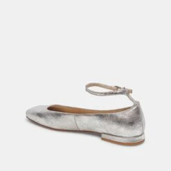 Dolce Vita ASHYA BALLET FLATS SILVER DISTRESSED LEATHER(Ashya Ballet Flats Silver Distressed Leather) -Dolce Vita Shop DOLCEVITA FLATS ASHYA SILVERDISTRESSEDLEATHER 08