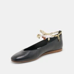 BAIDEN BALLET FLATS BLACK LEATHER(Baiden Ballet Flats Black Leather) -Dolce Vita Shop DOLCEVITA FLATS BAIDEN BLACKLEATHER 08