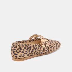 BAYLEE GROMMET BALLET FLATS DK LEOPARD PRINTED SUEDE(Baylee Grommet Ballet Flats Dk Leopard Printed Suede) -Dolce Vita Shop DOLCEVITA FLATS BAYLEE GROMMET DK LEOPARD PRINTED SUEDE 03