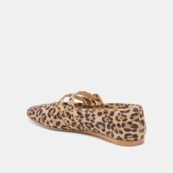 BAYLEE GROMMET BALLET FLATS DK LEOPARD PRINTED SUEDE(Baylee Grommet Ballet Flats Dk Leopard Printed Suede) -Dolce Vita Shop DOLCEVITA FLATS BAYLEE GROMMET DK LEOPARD PRINTED SUEDE 08