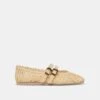 BAYLEE SUNFLOWER BALLET FLATS LT NATURAL MACRAME(Baylee Sunflower Ballet Flats Lt Natural Macrame)