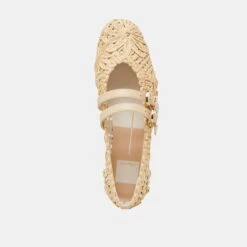 BAYLEE SUNFLOWER BALLET FLATS LT NATURAL MACRAME(Baylee Sunflower Ballet Flats Lt Natural Macrame) -Dolce Vita Shop DOLCEVITA FLATS BAYLEESUNFLOWER LTNATURALMACRAME 06