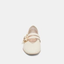 BAYLEE WIDE BALLET FLATS IVORY LEATHER(Baylee Wide Ballet Flats Ivory Leather) -Dolce Vita Shop DOLCEVITA FLATS BAYLEE IVORYCRIINKLEPATENT 04 90140b59 03b9 4261 8926 6d6436b9f096