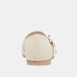 BAYLEE BALLET FLATS IVORY LEATHER(Baylee Ballet Flats Ivory Leather) -Dolce Vita Shop DOLCEVITA FLATS BAYLEE IVORYCRIINKLEPATENT 05