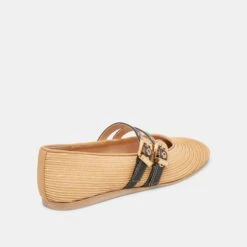 BAYLEE BALLET FLATS NATURAL RAFFIA(Baylee Ballet Flats Natural Raffia) -Dolce Vita Shop DOLCEVITA FLATS BAYLEE NATURALRAFFIA 03