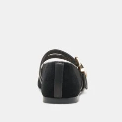 BAYLEE BALLET FLATS ONYX PERFORATED SUEDE(Baylee Ballet Flats Onyx Perforated Suede) -Dolce Vita Shop DOLCEVITA FLATS BAYLEE ONYXPERFORATEDSUEDE 05