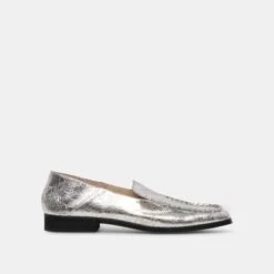 BENY WIDE FLATS SILVER DISTRESSED LEATHER(Beny Wide Flats Silver Distressed Leather)