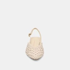 BIRDIE FLATS OFF WHITE WOVEN LEATHER(Birdie Flats Off White Woven Leather) -Dolce Vita Shop DOLCEVITA FLATS BIRDIE OFFWHITEWOVENLEATHER 04