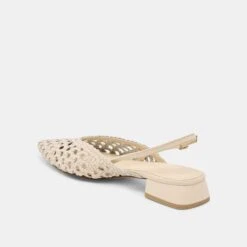 BIRDIE FLATS OFF WHITE WOVEN LEATHER(Birdie Flats Off White Woven Leather) -Dolce Vita Shop DOLCEVITA FLATS BIRDIE OFFWHITEWOVENLEATHER 08