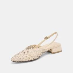BIRDIE FLATS OFF WHITE WOVEN LEATHER(Birdie Flats Off White Woven Leather) -Dolce Vita Shop DOLCEVITA FLATS BIRDIE OFFWHITEWOVENLEATHER 09