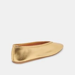 BRAIDY BALLET FLATS GOLD METALLIC LEATHER(Braidy Ballet Flats Gold Metallic Leather) -Dolce Vita Shop DOLCEVITA FLATS BRAIDY GOLDMETALLICLEATHER 03