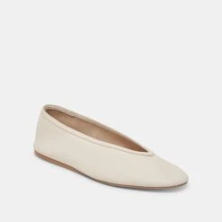 BRAIDY BALLET FLATS IVORY LEATHER(Braidy Ballet Flats Ivory Leather) -Dolce Vita Shop DOLCEVITA FLATS BRAIDY IVORYLEATHER 01