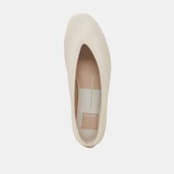 BRAIDY BALLET FLATS IVORY LEATHER(Braidy Ballet Flats Ivory Leather) -Dolce Vita Shop DOLCEVITA FLATS BRAIDY IVORYLEATHER 06