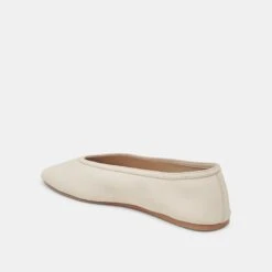 BRAIDY BALLET FLATS IVORY LEATHER(Braidy Ballet Flats Ivory Leather) -Dolce Vita Shop DOLCEVITA FLATS BRAIDY IVORYLEATHER 09
