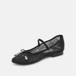CADEL BALLET FLATS BLACK PEARLS(Cadel Ballet Flats Black Pearls) -Dolce Vita Shop DOLCEVITA FLATS CADEL BLACKPEARL 09