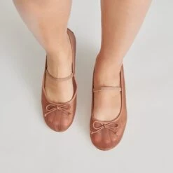 CADEL BALLET FLATS CIDER MESH(Cadel Ballet Flats Cider Mesh) -Dolce Vita Shop DOLCEVITA FLATS CADEL CIDERMESH ONFOOT 03