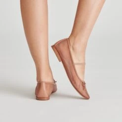 CADEL BALLET FLATS CIDER MESH(Cadel Ballet Flats Cider Mesh) -Dolce Vita Shop DOLCEVITA FLATS CADEL CIDERMESH ONFOOT 05
