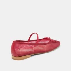 CADEL BALLET FLATS CRIMSON MESH(Cadel Ballet Flats Crimson Mesh) -Dolce Vita Shop DOLCEVITA FLATS CADEL CRIMSONMESH 03