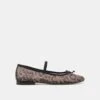 CADEL BALLET FLATS DK LEOPARD MESH(Cadel Ballet Flats Dk Leopard Mesh)