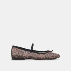 CADEL BALLET FLATS DK LEOPARD MESH(Cadel Ballet Flats Dk Leopard Mesh)