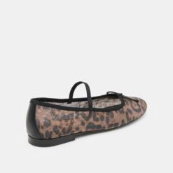 CADEL BALLET FLATS DK LEOPARD MESH(Cadel Ballet Flats Dk Leopard Mesh) -Dolce Vita Shop DOLCEVITA FLATS CADEL DKLEOPARDMESH 03
