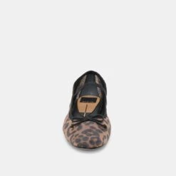 CADEL BALLET FLATS DK LEOPARD MESH(Cadel Ballet Flats Dk Leopard Mesh) -Dolce Vita Shop DOLCEVITA FLATS CADEL DKLEOPARDMESH 04