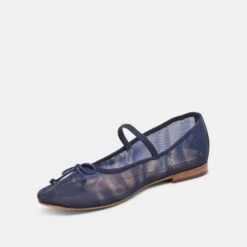 CADEL BALLET FLATS NAVY MESH(Cadel Ballet Flats Navy Mesh) -Dolce Vita Shop DOLCEVITA FLATS CADEL NAVYMESH 08