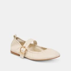 CAELY BALLET FLATS BONE LEATHER(Caely Ballet Flats Bone Leather) -Dolce Vita Shop DOLCEVITA FLATS CAELY BONELEATHER 01
