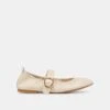 CAELY BALLET FLATS BONE LEATHER(Caely Ballet Flats Bone Leather)