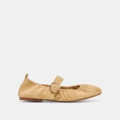 CAELY BALLET FLATS HONEY SUEDE(Caely Ballet Flats Honey Suede)