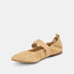 CAELY BALLET FLATS HONEY SUEDE(Caely Ballet Flats Honey Suede) -Dolce Vita Shop DOLCEVITA FLATS CAELY HONEYSUEDE 08