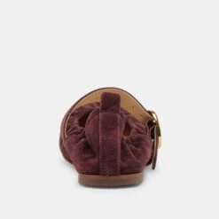 CAELY BALLET FLATS MULBERRY SUEDE(Caely Ballet Flats Mulberry Suede) -Dolce Vita Shop DOLCEVITA FLATS CAELY MULBERRYSUEDE 05