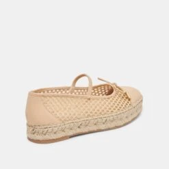 CAMBRE BALLET FLATS LT NATURAL WOVEN MESH(Cambre Ballet Flats Lt Natural Woven Mesh) -Dolce Vita Shop DOLCEVITA FLATS CAMBRE LTNATURALWOVENMESH 03