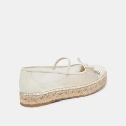 CAMBRE BALLET FLATS WHITE MESH(Cambre Ballet Flats White Mesh) -Dolce Vita Shop DOLCEVITA FLATS CAMBRE WHITEMESH 03